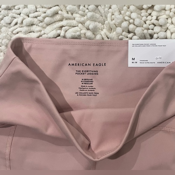 American Eagle the everything pocket highest rise leggings Size Medium Pink - Picture 4 of 6